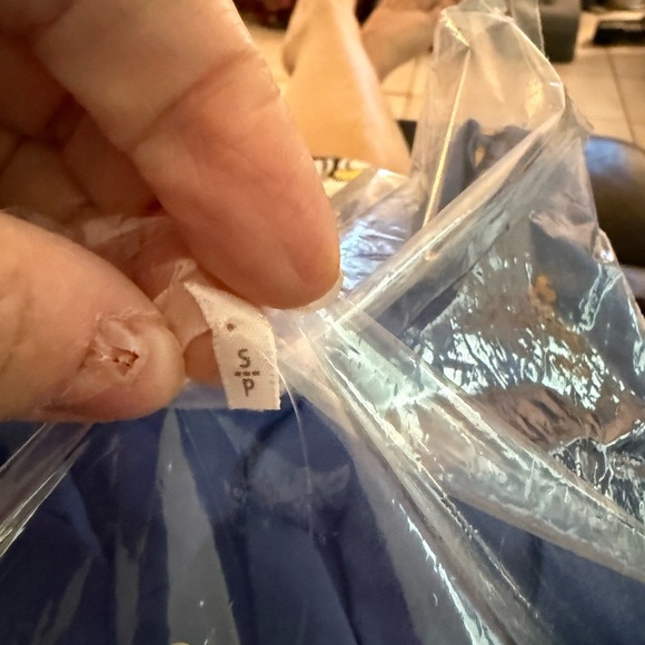 Free People Everyone’s Favorite Mini Dress Blue Floral with delicate tie NWT S M - Picture 10 of 11